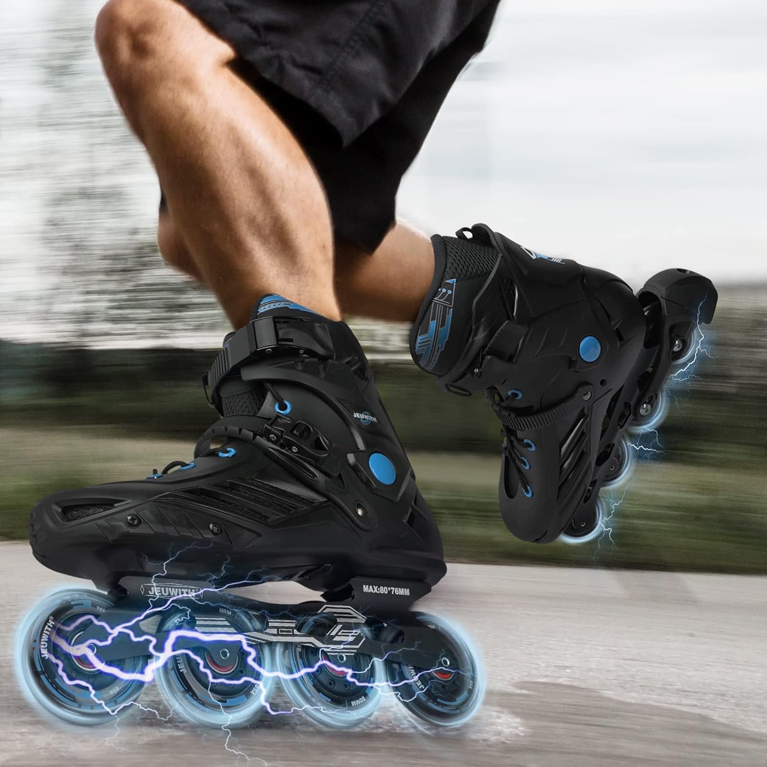 Inline Skates for Women Men, Outdoor Street Blades Roller Adult Male Female, Professional Fitness Roller Skates Blades for Unisex