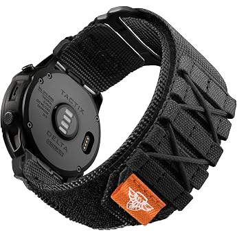 Bandletic Quick Fit 22 mm 26 mm Bracelet Compatible with Garmin Watch Strap