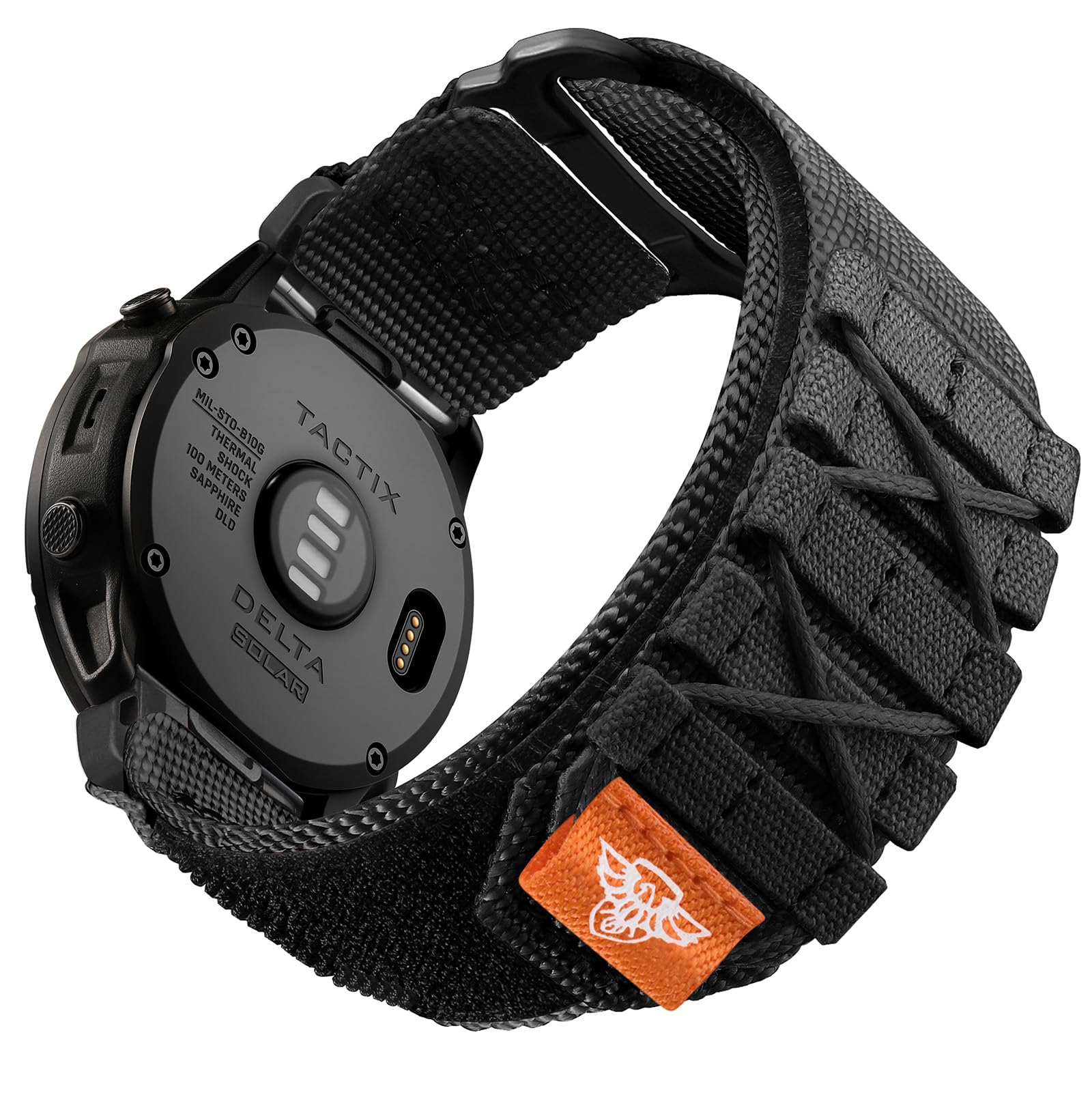 Bandletic Compatible with Garmin Fenix 8 51mm/Fenix 6X Pro/6X/7X/7X Pro/5X/5X Plus/3 HR Strap,26mm Quick Fit Tactical Rugged Nylon Sport Band for Instinct 2X Solar/3 50mm/Epix Pro/Enduro/Quatix/Tactix