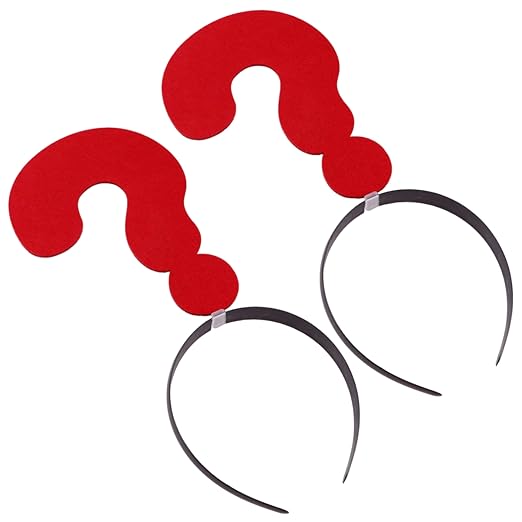 Diadema Con Forma De Signo De Interrogación, 3 Unidades | Cuotas Sin