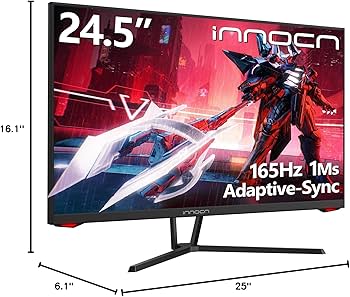Amazon.com: INNOCN Monitor de juegos 25G1G de 24.5 pulgadas 165Hz