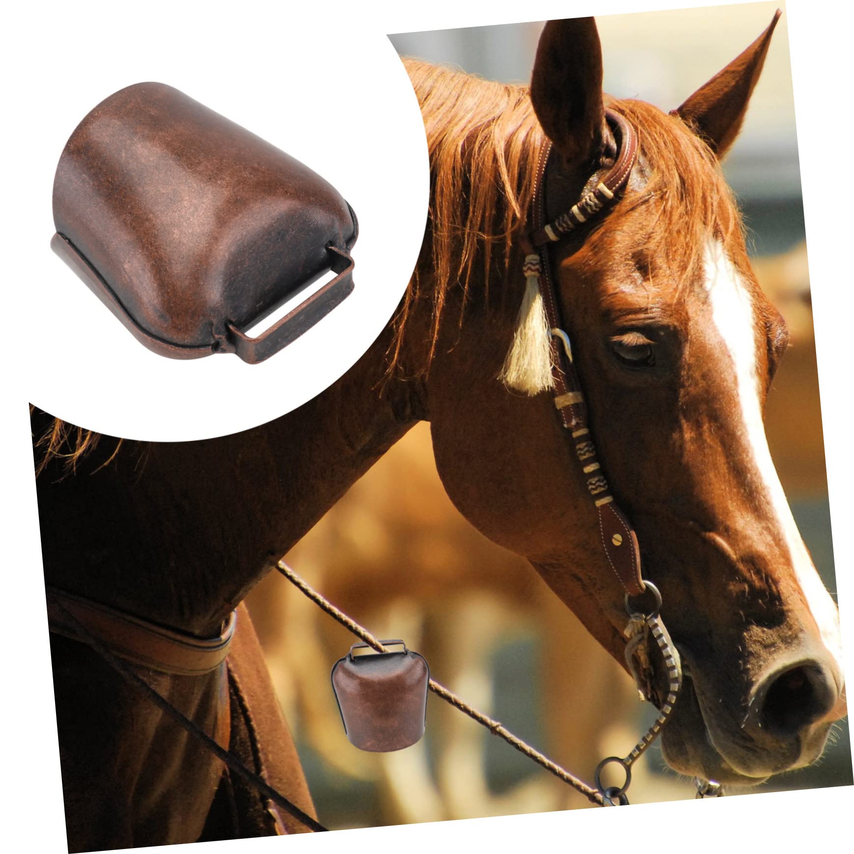 ULDIGI Sheep Horse Cow Farming Bell Accessories Bell Hanging Decor Animal Hanging DIY Cow