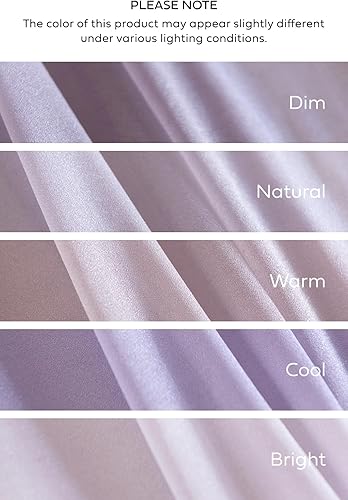 Miniatura 5 de Ling's Moment Camino de mesa de gasa color morado claro de 14 pies, color lila transparente, para recepción, boda, rústico, bohemio, fiesta de boda,