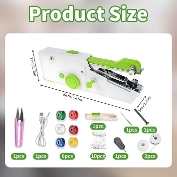 Handheld Sewing Machine Mini Portable Electric Sewing Machine