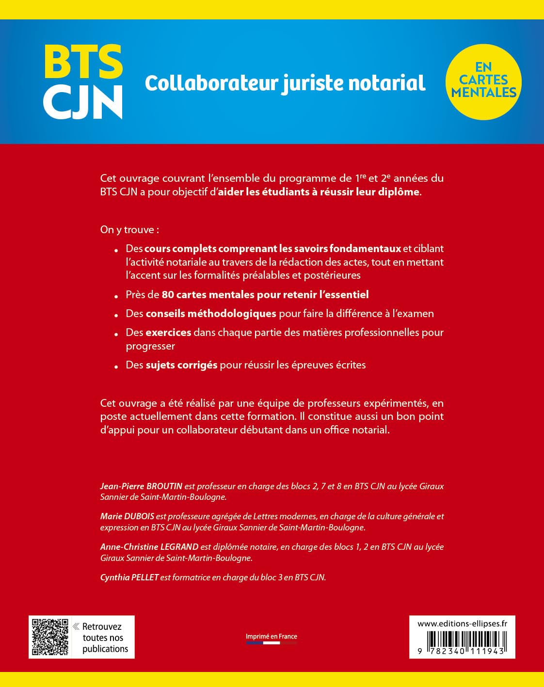 BTS Collaborateur juriste notarial en cartes mentales: Toutes matières, 1re et 2e années