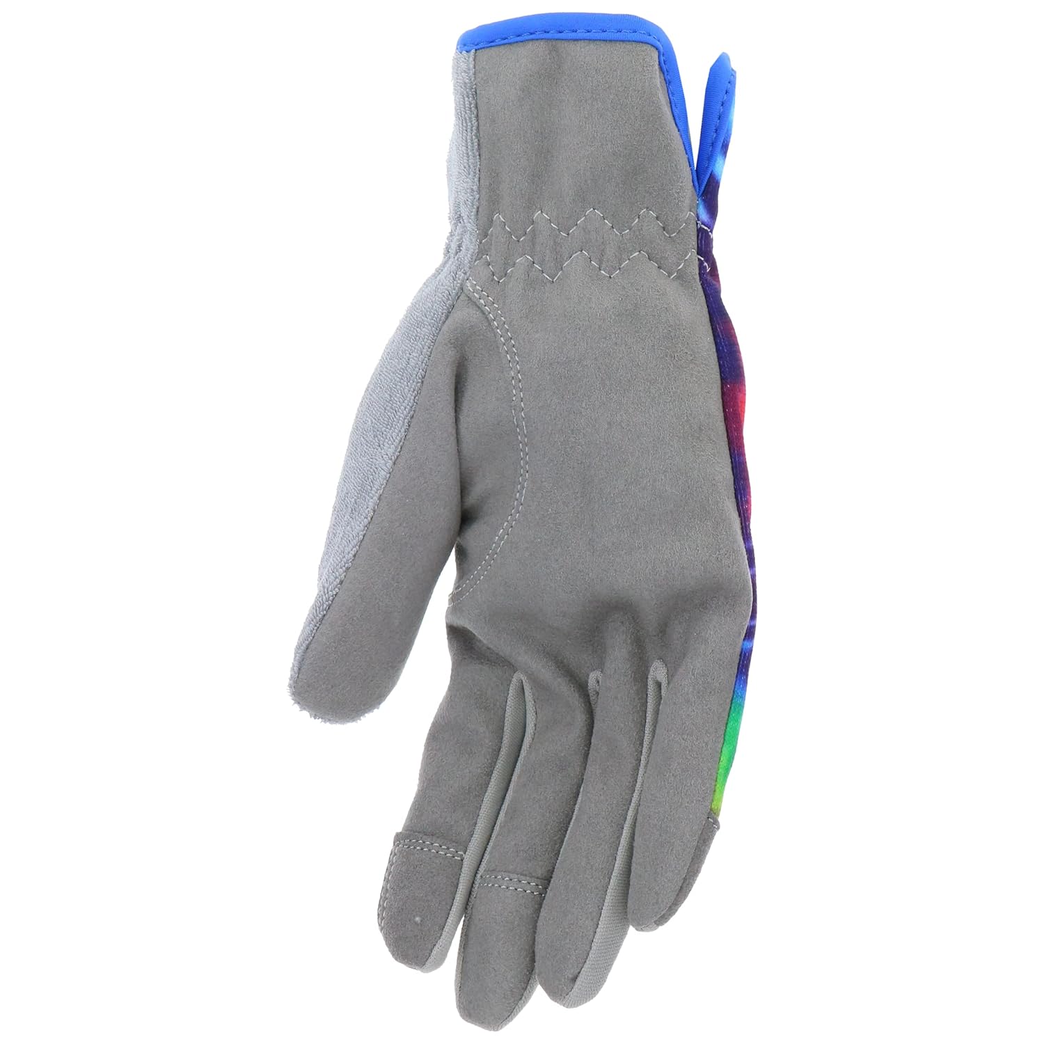 MUD Peace, Love Women's Garden Gloves, Synthetic Leather, Terry Cloth Brow Wipe, Tie Dye, X-Large (029TD/XL)
