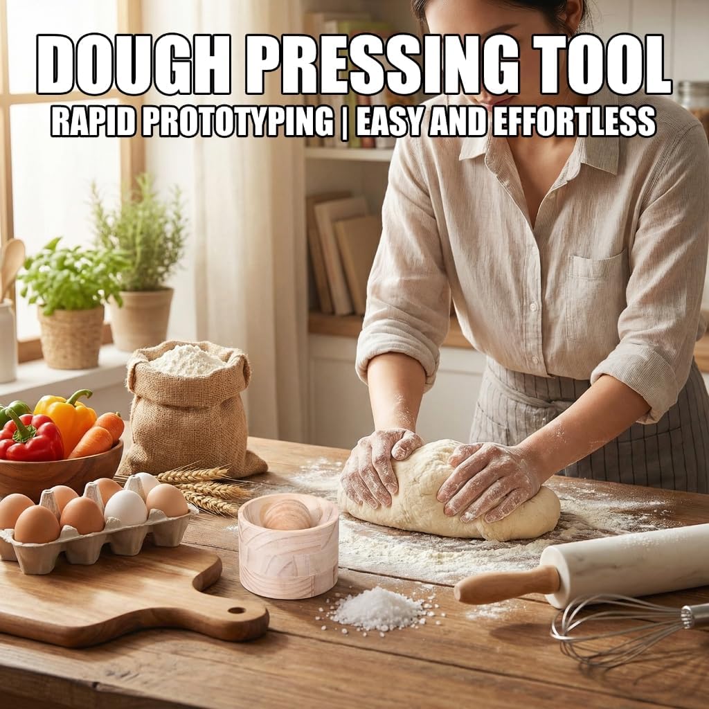 Traditional Chinese Dumpling Making Mold Handmade Wooden Dumpling Skin Maker Dough Shaping Accessories