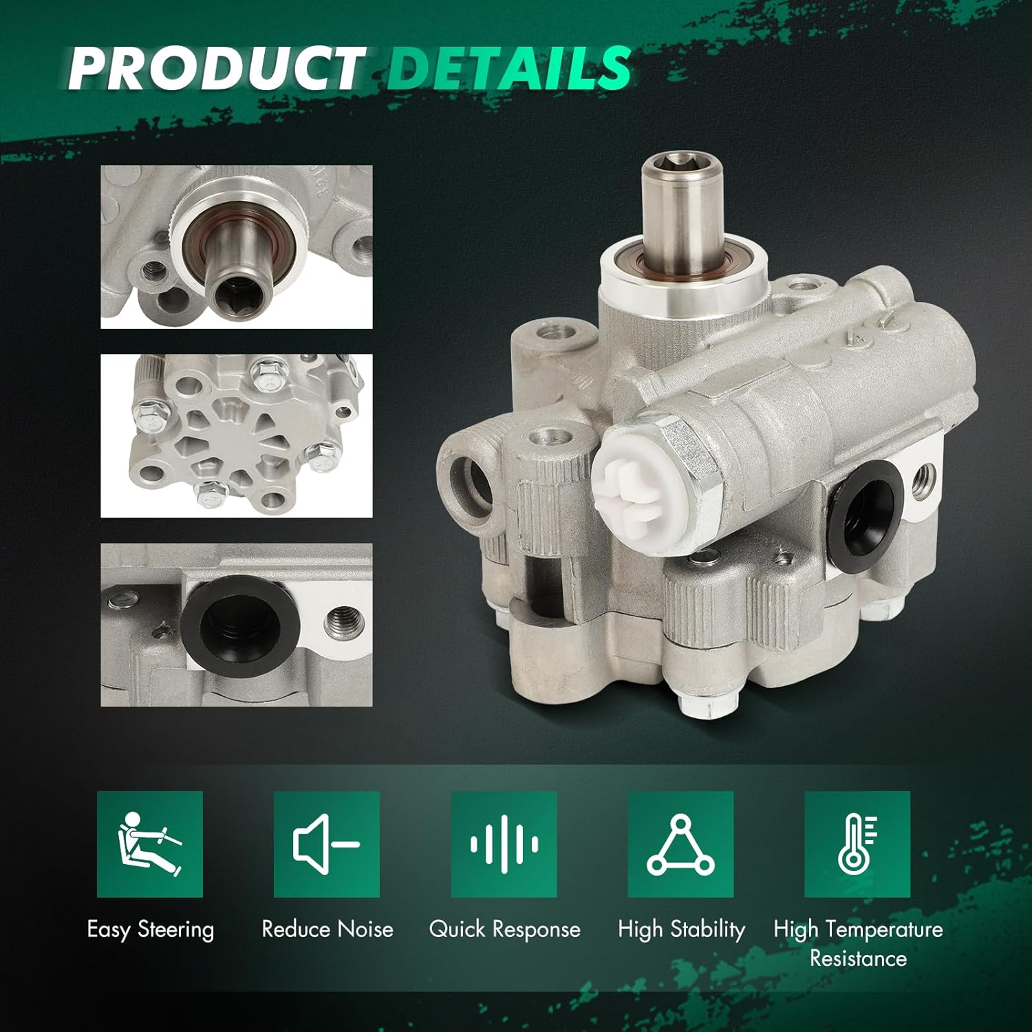 SCITOO Power Steering Pump Compatible with Ram 2500/3500/4500/5500 2013 2014 2015 2016 2017 2018, 6.7L Diesel, Replace 20-1043, 68193091AB