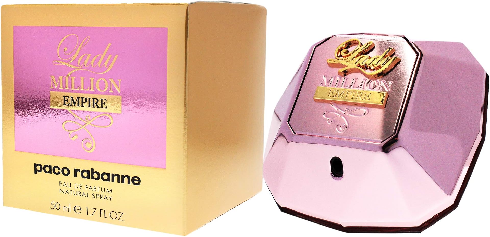 Paco Rabanne Lady Million Empire Fragrance For Women - Floral And Fruity Scent - Notes Of Magnolia And Orange Blossom - Lasting Aroma - Seductive And Classy - Deliciously Sweet - Edp Spray - 1.7 Oz