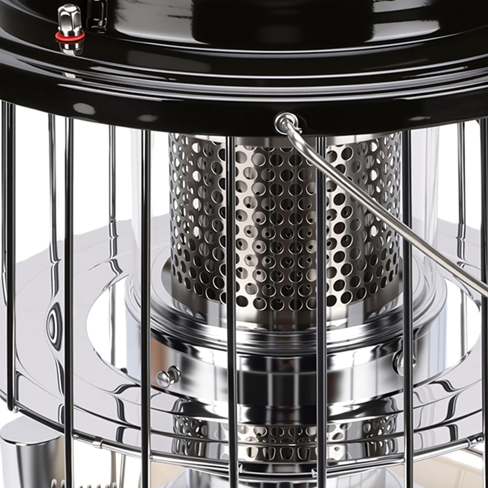 Calentador de Queroseno Portátil, Apagado Automático, Tanque de 3 Litros