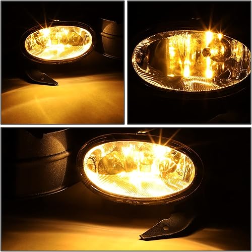 Miniatura 3 de DNA MOTORING FL-HA082D-AM - Luz antiniebla para el lado del conductor y del pasajero, mejora la visibilidad compatible con Honda Accord Coupe 08-10