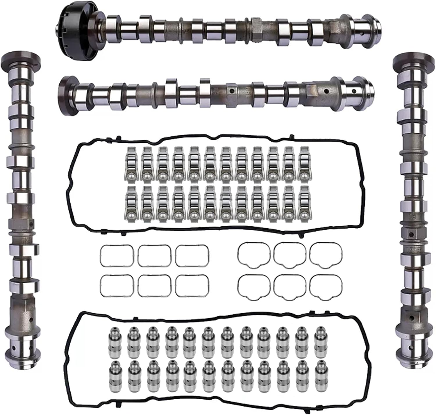 GELUOXI Camshaft Rocker Arm Lifter Kit Replacement for 11-16 Grand Cherokee Charger Challenger Ram 1500 3.6L Pentastar 5184296AH 5184332AA 5184377AF 5184378AF 5184379AF 5184380AF