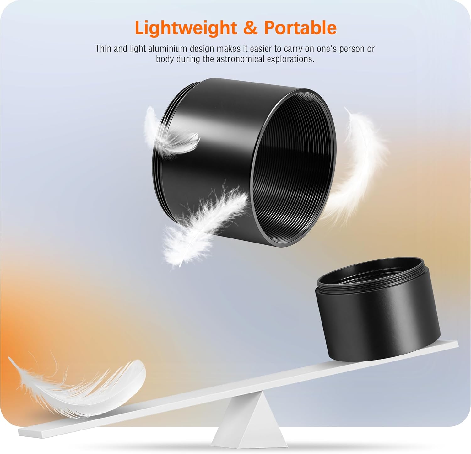 Alstar Astronomical 2"/M48-extension Tube Kit 5mm 8mm 10mm 20mm 30mm - Bundle with - M42 to 2 inch Telescope Adapter