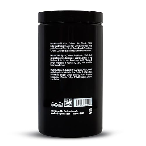 Miniatura 3 de Don Juan Gel para peinar el cabello, fijación fuerte, fórmula que no se descama, aroma de brisa marina de verano, 32 onzas