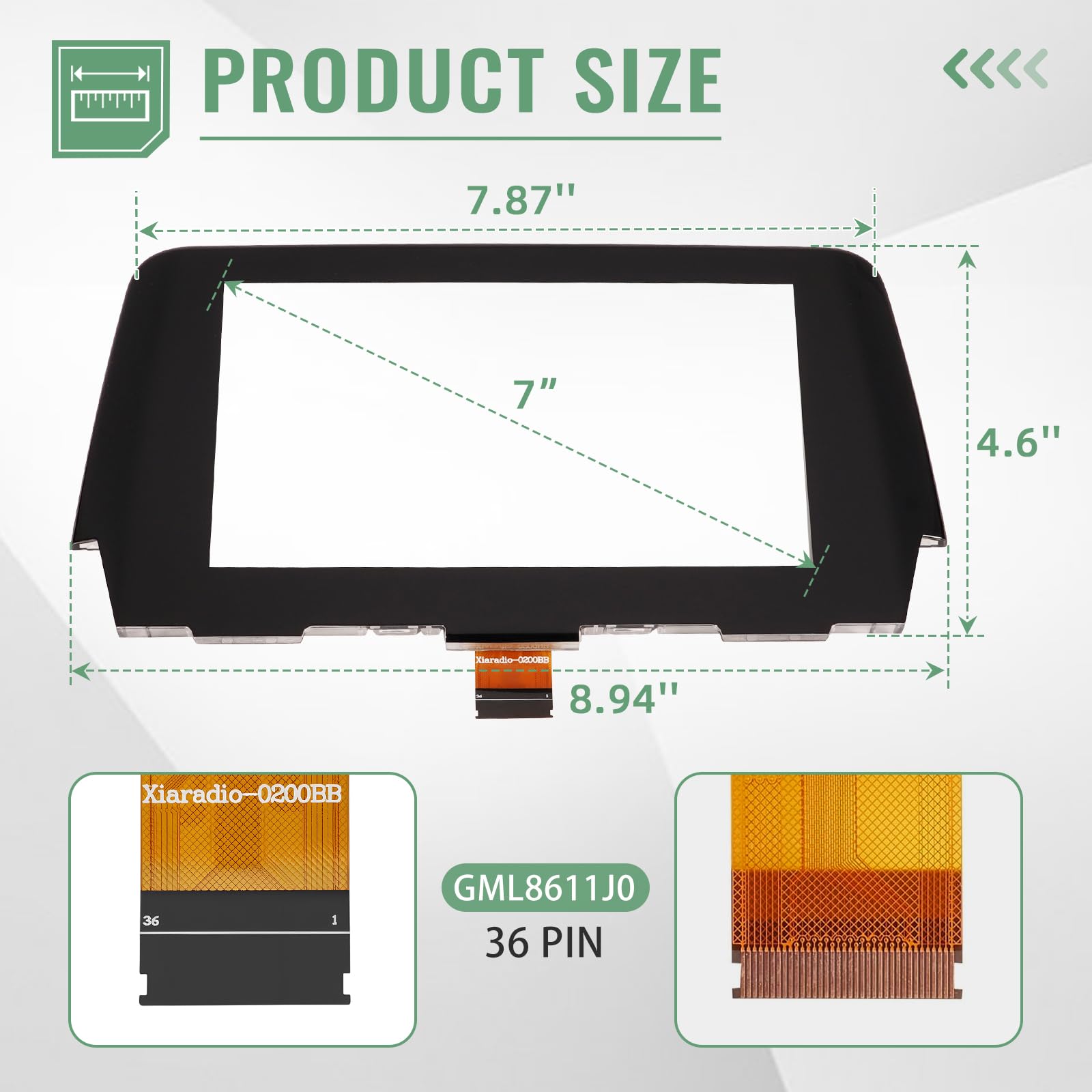 Amazon.com: VORGENS Touch Screen Digitizer, 7'' Touchscreen