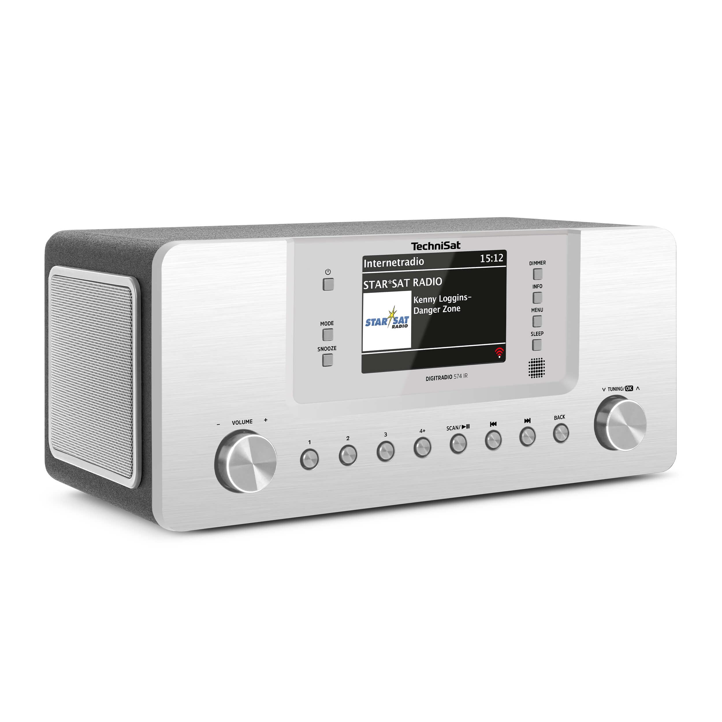TechniSat DIGITRADIO 574 IR - Radio Internet Stéréo avec Bluetooth et Écran Couleur