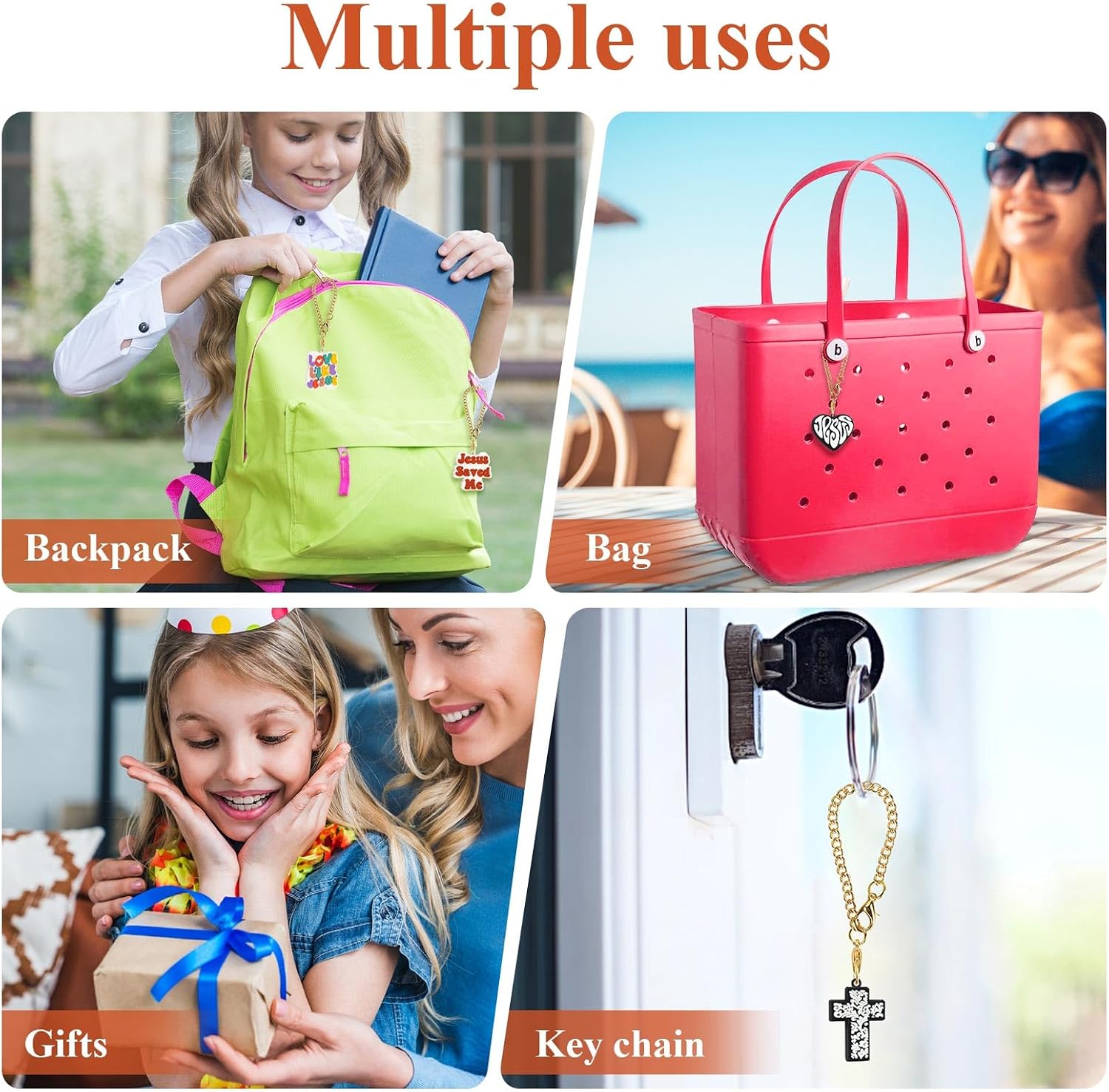 Charm Accessories for Stanley Cup 10 PCS Cute Handle Charm for Tumbler Gifts for Women