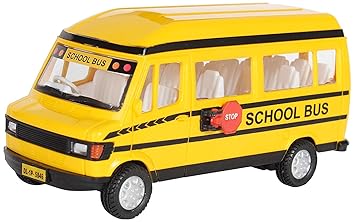 Amisha Gift Gallery Toys School Bus Toy for Kids - Yellow