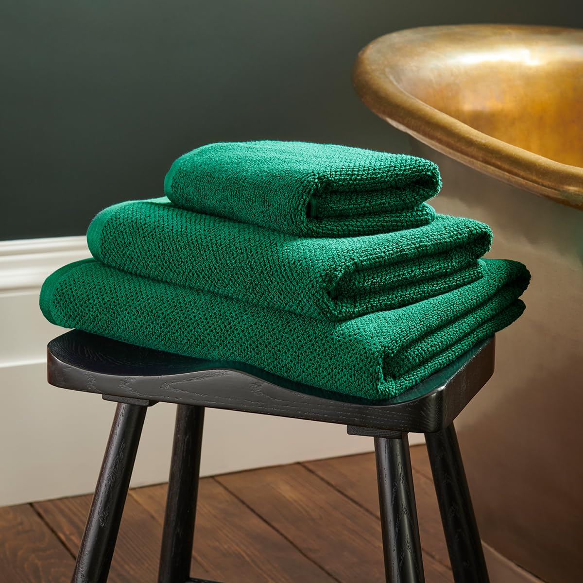 Amazon.com: Christy Brixton 6 Piece Towel Set | Emerald Green