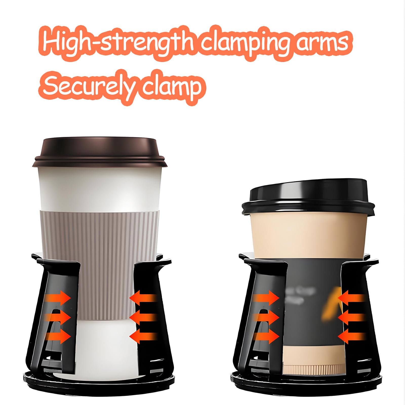 2 Soportes universales para Bebidas para Coche, Compatibles con Tazas de Café y Botellas, para Interior de Vehículos, Coches, Barcos y Autocaravanas