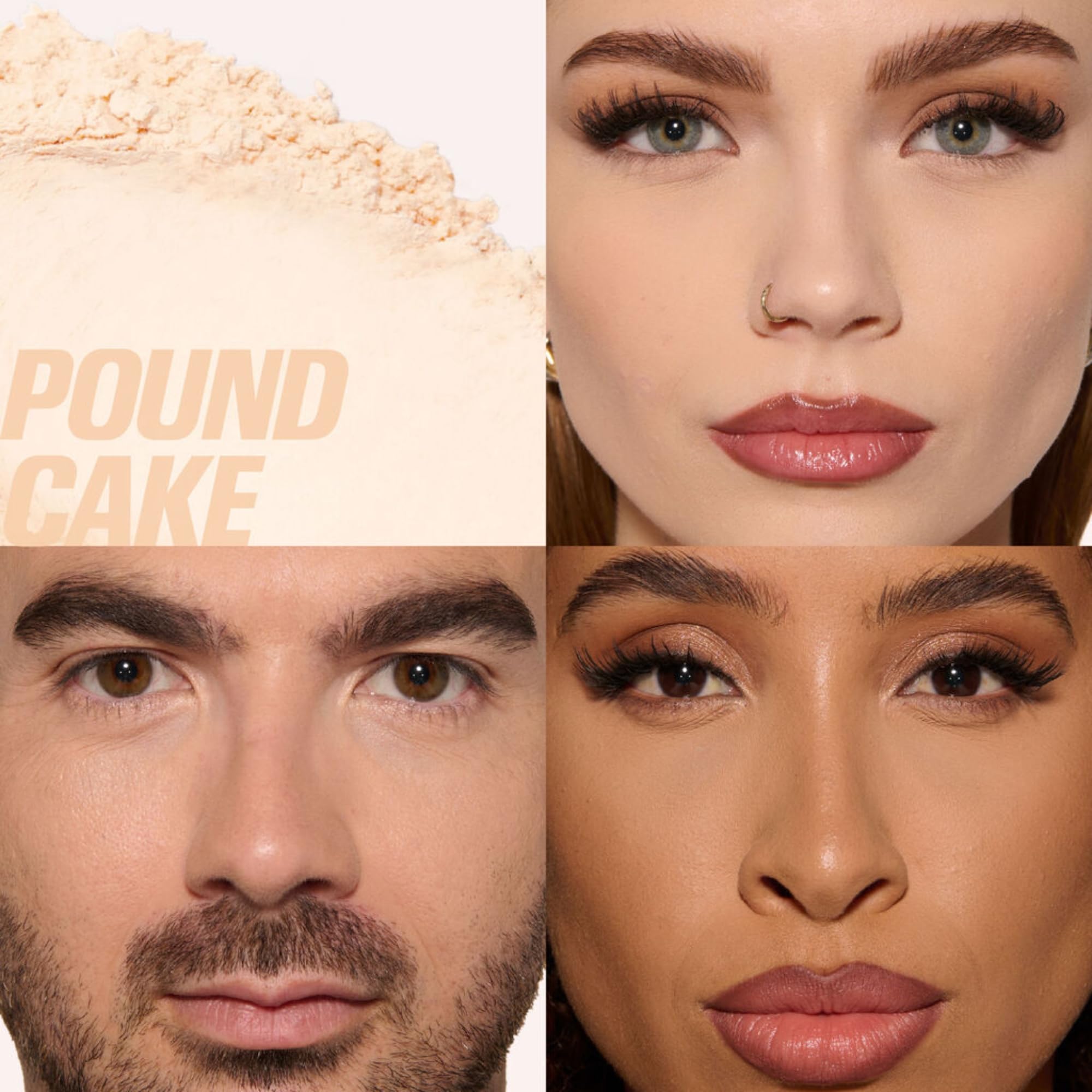 HUDA BEAUTY Baby Bake Mini Easy Bake Loose Powder, Pound Cake, Matt, mit Vitamin E, bis zu 16 Stunden Halt
