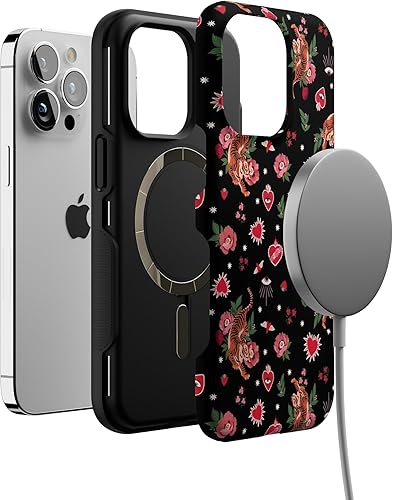 Vista 36 de Casely iPhone 13 Pro Case Compatible with MagSafe Blue Marble Case