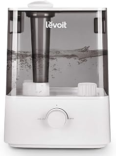 Levoit Classic300 6L Top-Fill Ultrasonic Humidifier: 60-Hour Runtime, Super Quiet ≤30dB, Easy Clean for Large Rooms up to 505 sq ft