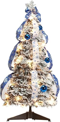 Miniatura 1 de Holiday PeakTM - Árbol de Navidad nevado, árbol artificial