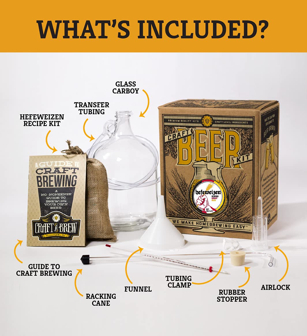Craft A Brew Complete Home Brewing Beer Starter Kit Hefeweizen 1