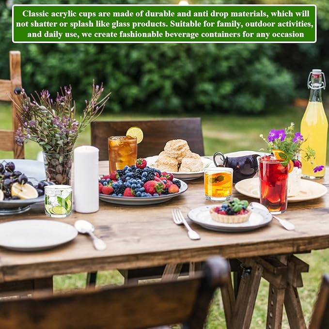 Set de 12 Vasos Kyraton PET, 14oz y 11.5oz, Irrompibles miniatura 2