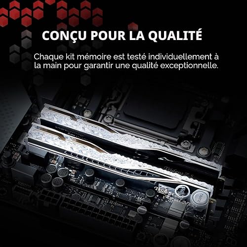 G.SKILL Trident Z5 Royal Neo Series (AMD Expo) DDR5 RAM 32GB (2x16GB) 6000MT/s CL28-36-36-96 1.40V Desktop Computer Memory UDIMM - Silver (F5-6000J2836G16GX2-TR5NS) - 5