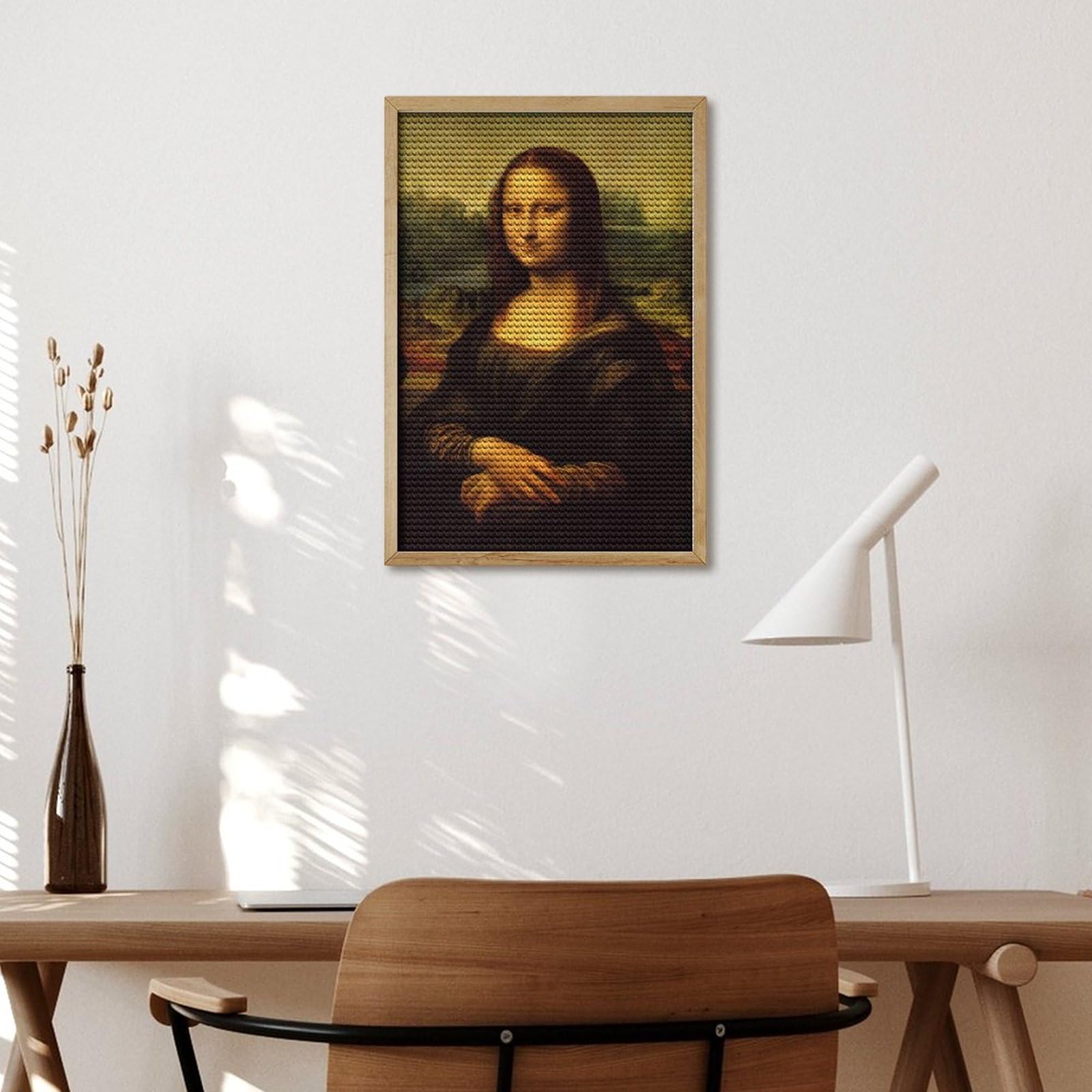 Amazon.co.jp: ダイアモンドビーズ絵画 モナ・リザ ダイヤモンドアート