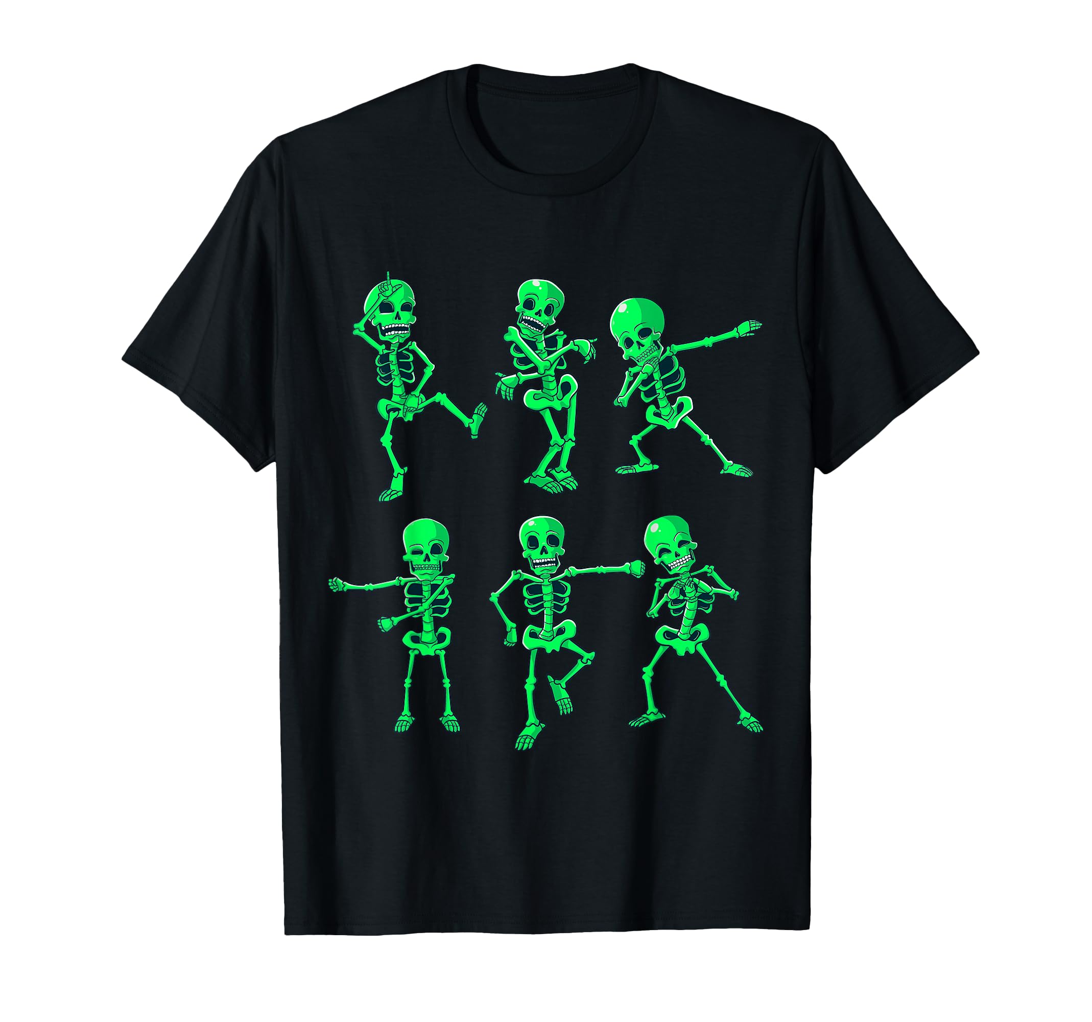 Halloween Boys Girls Kids Dancing Skeletons Dance Challenge T-Shirt
