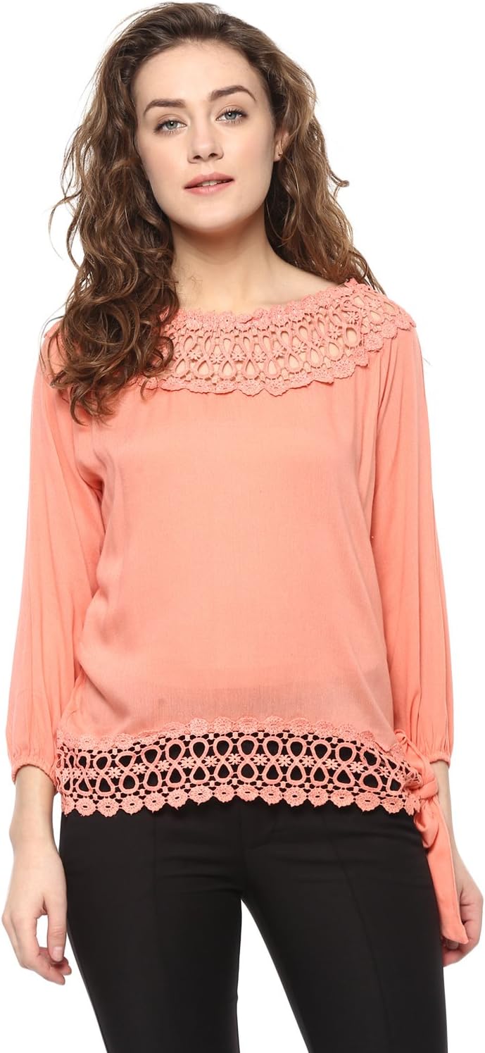 mayra Women's Plain Regular Fit Top