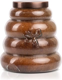 A Cheerful Giver Spring Candles Honey Praline Beehive Jar Candle - 30 Ounces with 150 hours Burn Time - Gifts for Women