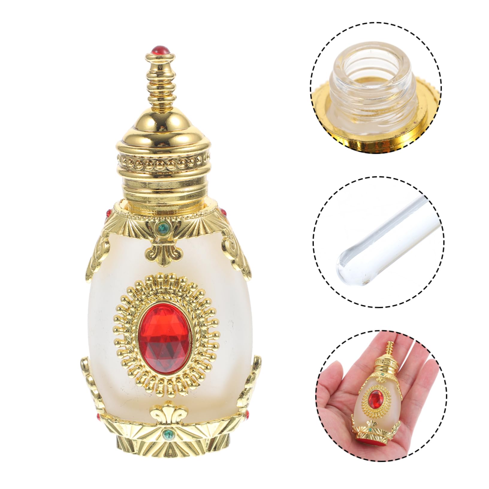 Housoutil 3pezzi Vintage Per Profumi Ricaricabile Per Design Per Per Regali Speciali e Festive