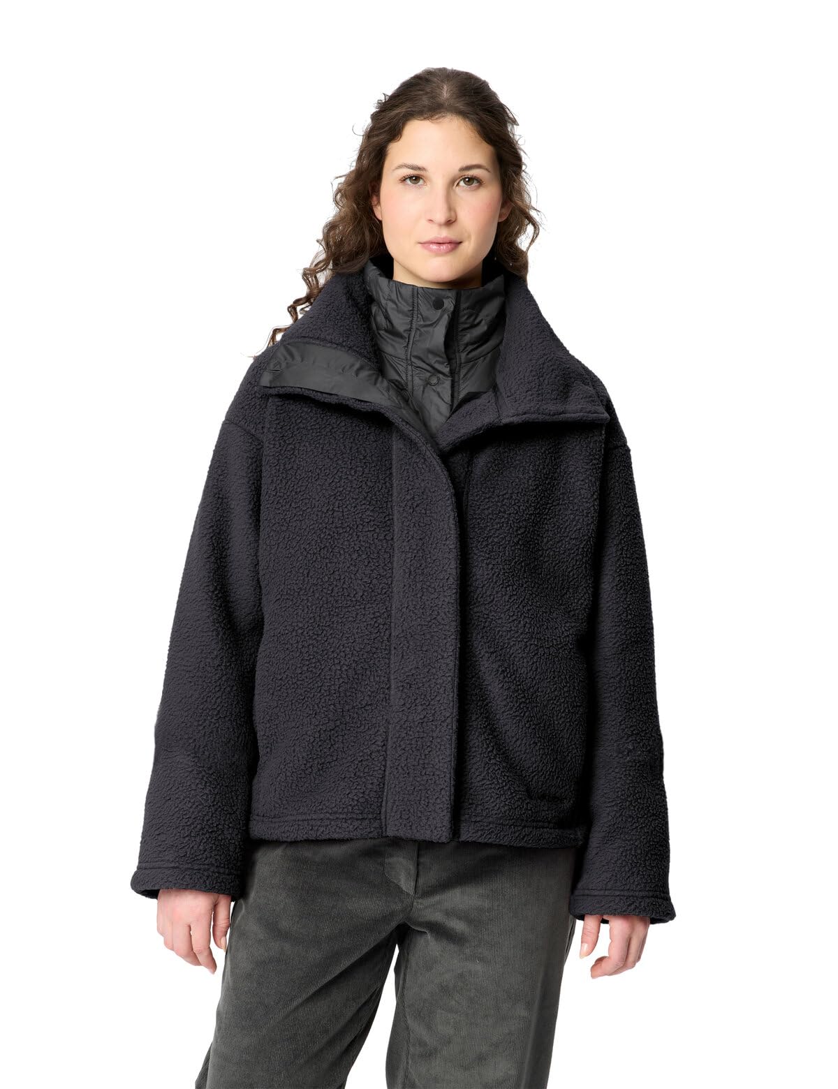 VAUDE Women's Joy kurtka 3 w 1, swobodna, miejska kurtka 3 w 1 dla kobiet, która jest częścią koncepcji krążenia, z wyjmowaną kurtką wewnętrzną