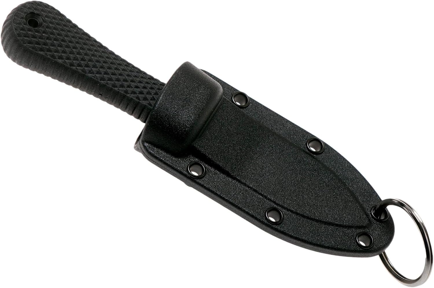 Cold Steel Super Edge 2" Durable Compact Japanese AUS8A Stainless Steel Fixed Blade Drop Point Outdoor Game Hunting Neck Knife, Kray-Ex Handle, Secure-Ex Sheath - Image 5