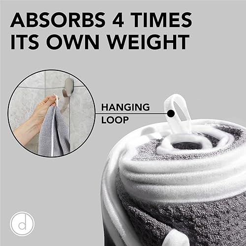 Miniatura 3 de Toallas de gimnasio para el sudor (paquete de 2)  Toallas de entrenamiento con textura de gofre absorbente para gimnasio, deportes y ejercicio