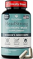 Vista 1 de Suplemento cerebral nootrópico para mujeres, suplemento nootrópico para concentración, memoria y claridad, suplementos cerebrales