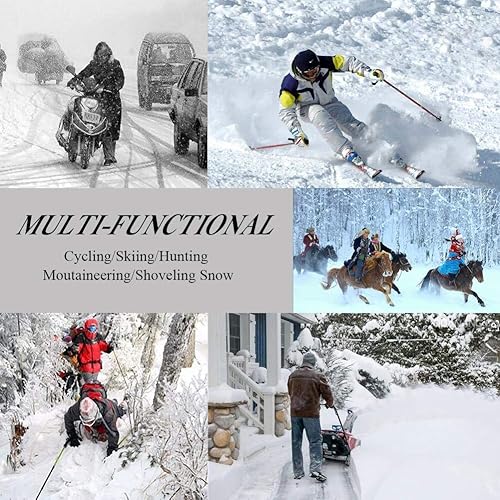 Vista 7 de CAMOLAND Gorro de punto de lana de lana de lana para hombre