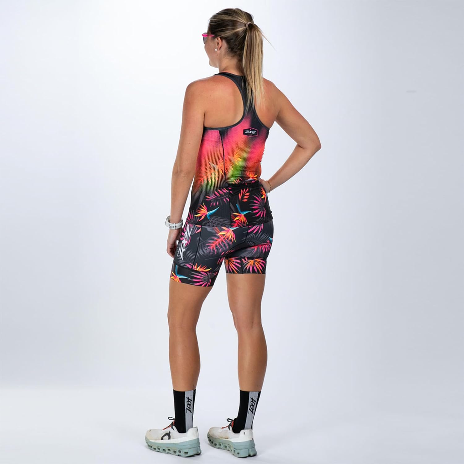 Zoot Women’s LTD Racerback Triathlon Tank Top, Sleeveless Tank for Racing & Endurance Training, Built-in Bra & Rear Pockets - Image 7