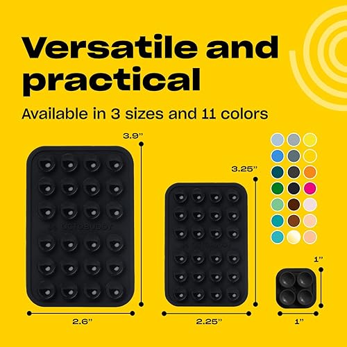 Miniatura 6 de OCTOBUDDY MAX - Funda adhesiva de silicona con ventosa para teléfono, manos libres, soporte de agarre fuerte para selfies y videos, duradera, fácil