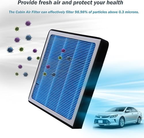 Miniatura 5 de CF10285 - Filtro de aire de cabina compatible con Toyota 4Runner RAV4 Tundra Camry Corolla Prius Sequoia Sienna Avalon Accesorios Filtros de aire de