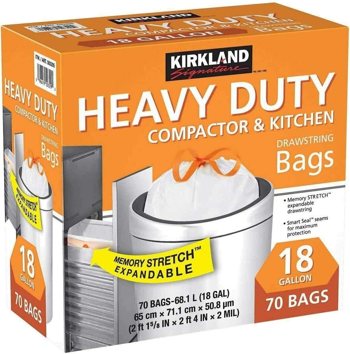 KIRKLAND SIGNATURE Compactor Kitchen Trash Bag