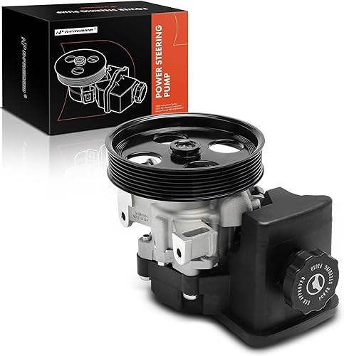 A-Premium Bomba de dirección asistida, con depósito y polea, compatible con Mercedes-Benz C230 2003-2005, C320 2004-2005, 1.8L 3.2L GasFlex,