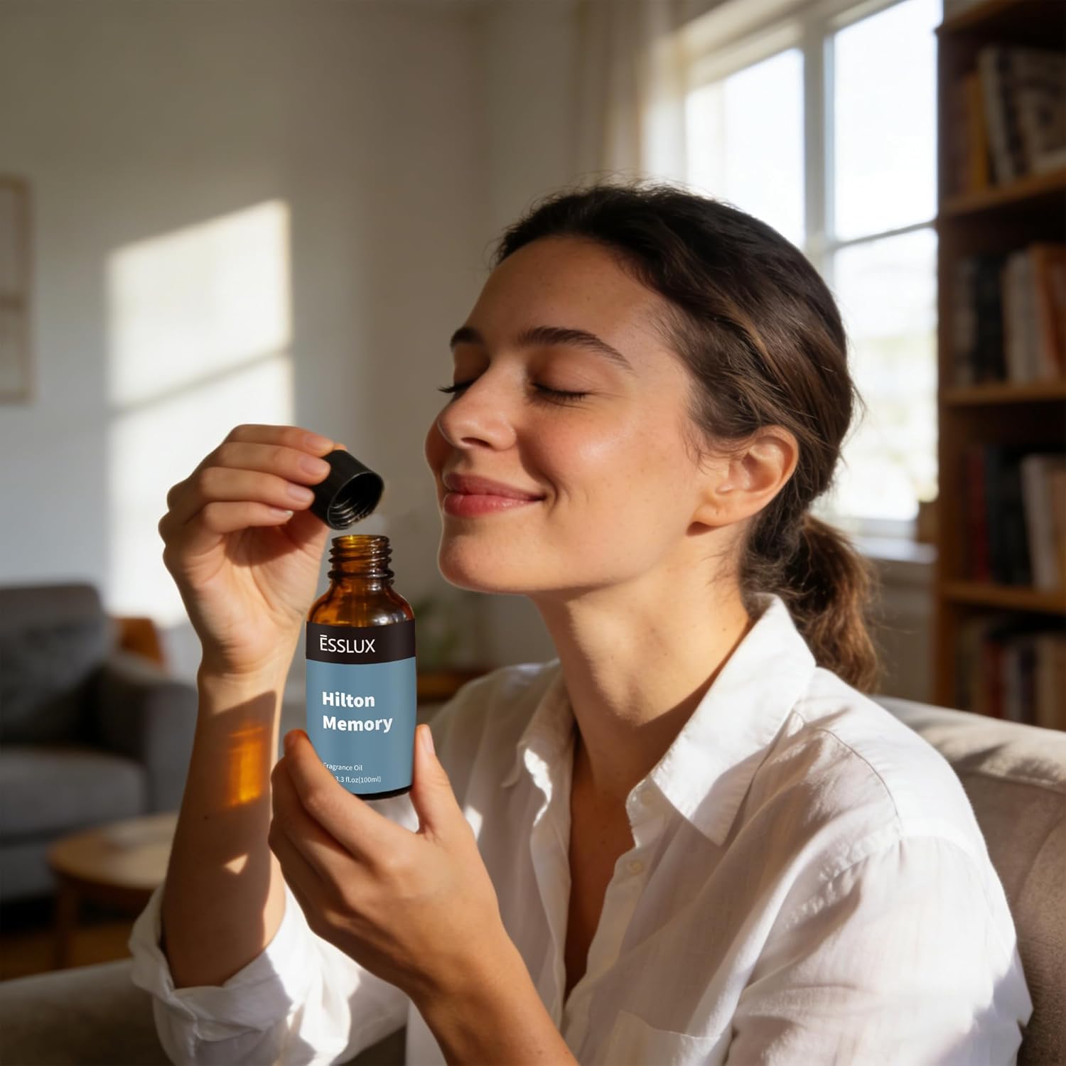 Hotel Diffuser Oil, ESSLUX Luxury Hotel Fragrance Oil 100ml 3.3oz, Inspired by the Hilton Hotel Scents,Essential Oils for Home for Diffuser, Massage, Soap, Candle Making Scents, Perfume