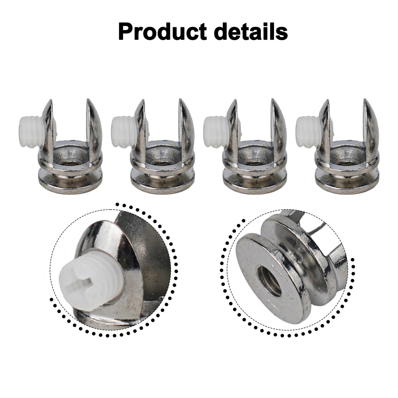 12 verstellbare Regalstützklemmen für 5 mm - 8 mm dickes Glas = Trennwandhalter = Glasablage = Halterung = Halterungen