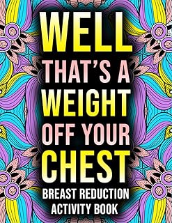 Breast Reduction Surgery Activity Book: Funny Post Breast Reduction Gift Activity Book With Coloring Pages, Sudoku, Word Search and More Puzzles