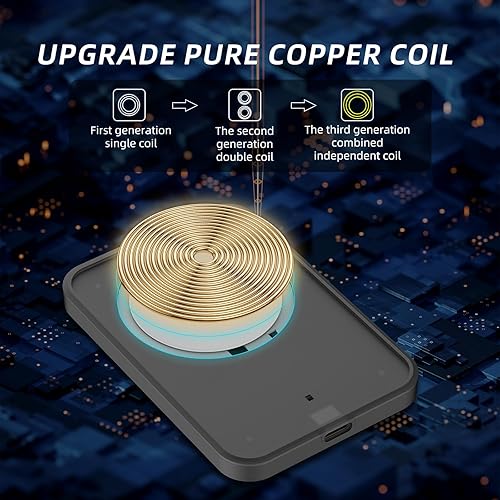 Miniatura 3 de W Max - Almohadilla de carga inalámbrica compatible con iPhone 13141211ProPro MaxXXR8 AirPads Pro Samsung Galaxy Series Huawei Series y más